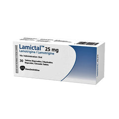 LAMICTAL 25 mg x 30 TABLETAS