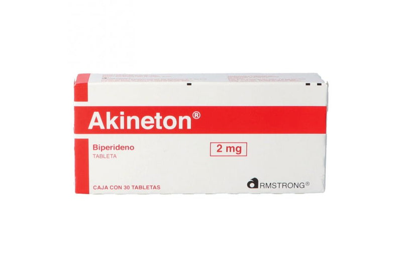 AKINETON TABLETAS 2 mg CAJA CON 30