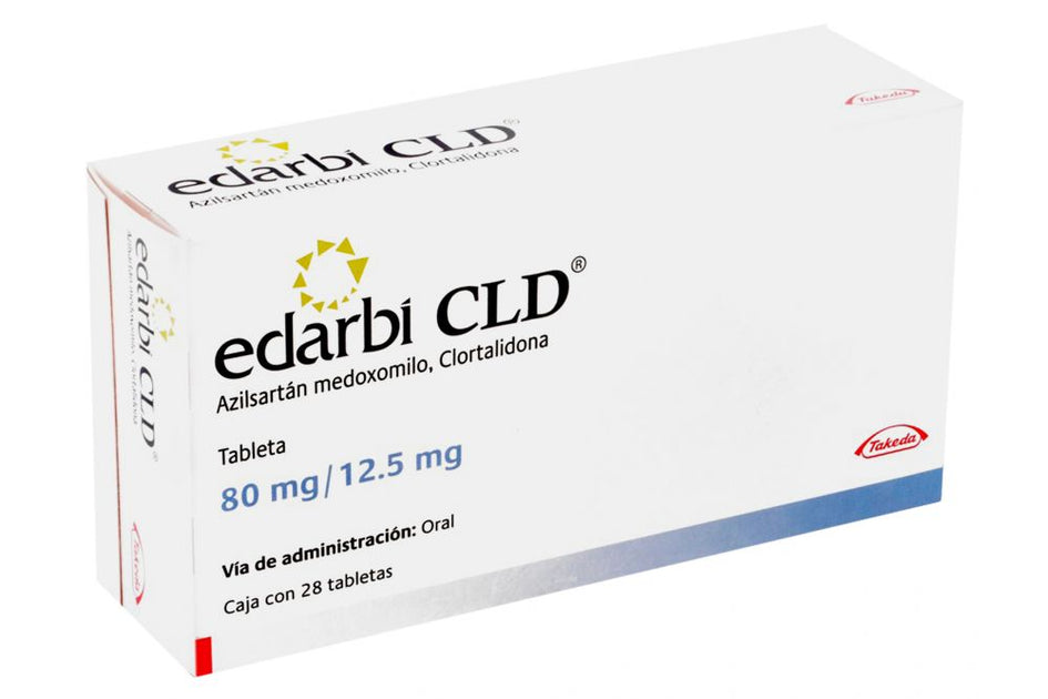 EDARBI CLD TABLETAS 80 mg/12.5 mg CAJA CON 28 Aliviomeds