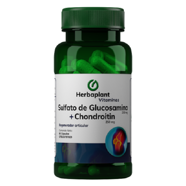Sulfato De Glucosamina Y Chondroitin 250mg Aliviomeds