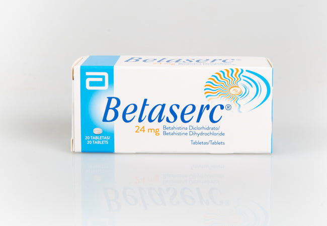 BETASERC 24 MG X 20 TABLETAS