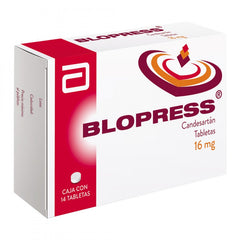 BLOPRESS 16 MG X 14 TABLETAS