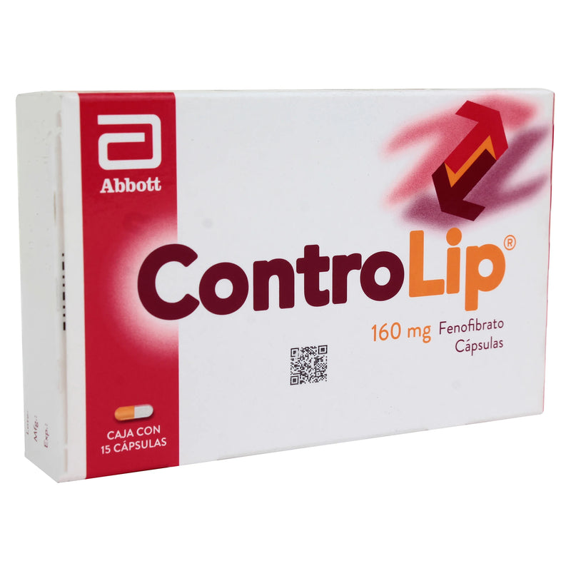 CONTROLIP 160 MG X 15 TABLETAS