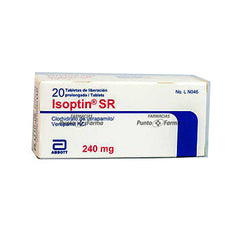 ISOPTIN SR 240 mg CAJA x 20 TABLETAS DE LIBERACION PROLONGADA