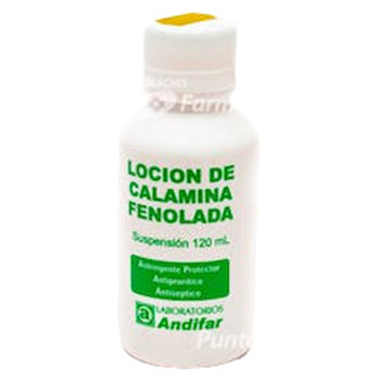 CALAMINA FENOLADA 8%/8%/1% FRASCO x 120 mL SUSPENSION