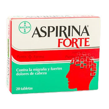 ASPIRINA FORTE 500 mg CAJA x 20 TABLETAS
