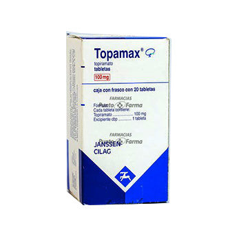 TOPAMAX 100 mg FRASCO  x 20 TABLETAS