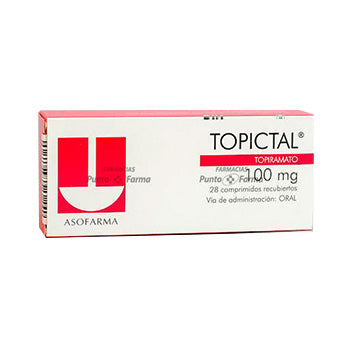 TOPICTAL 100 mg CAJA x 28 COMPRIMIDOS RECUBIERTOS