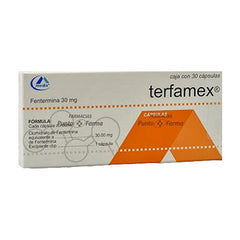 TERFAMEX 30 mg CAJA x 30 CAPSULAS