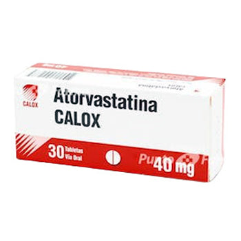 ATORVASTATINA CALOX 40 mg CAJA x 30 TABLETAS
