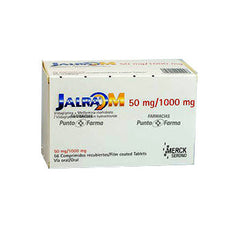 JALRA M 50/1000 mg CAJA x 56 COMPRIMIDOS RECUBIERTOS