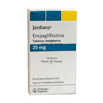 JARDIANZ 25 mg CAJA x 30 TABLETAS RECUBIERTAS