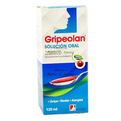 GRIPEOLAN CEREZA 120/5/2 mg FRASCO x 120 mL SOLUCION