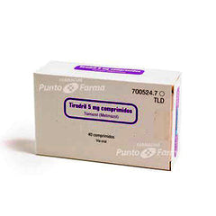 TIRODRIL 5 mg CAJA x 40 COMPRIMIDOS