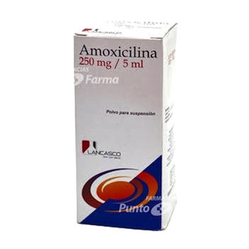 AMOXICILINA 250 mg/5 mL FRASCO x 80 mL POLVO PARA SUSPENSION