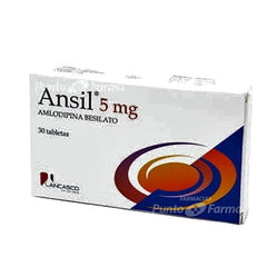 ANSIL 5 mg CAJA x 30 TABLETAS