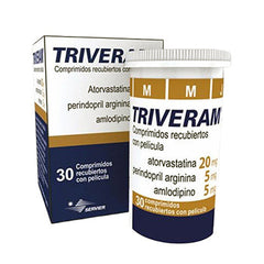 TRIVERAM 20/5/5 mg CAJA x 30 COMPRIMIDOS RECUBIERTOS