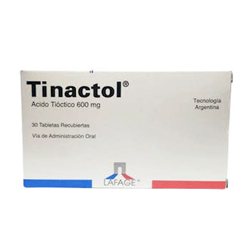 TINACTOL 600 mg CAJA x 30 TABLETAS RECUBIERTAS