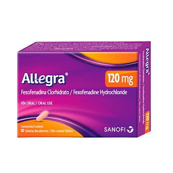 Allegra 120 + Aderogyl : : Salud y Cuidado Personal