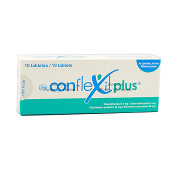 CONFLEXIL PLUS 4/50 mg CAJA x 10 TABLETAS