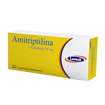 AMITRIPTILINA 25 mg CAJA x 20 COMPRIMIDOS RECUBIERTOS