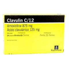 CLAVULIN C/12 875 /125 mg CAJA  x 14 TABLETAS