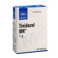 TINIDAZOL MK 1 g CAJA  x 12 TABLETAS