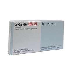 CO DIOVAN 320/12.5 mg CAJA x 14 COMPRIMIDOS RECUBIERTOS