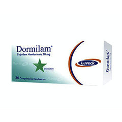 DORMILAN 10 mg CAJA x 30 COMPRIMIDOS RECUBIERTOS