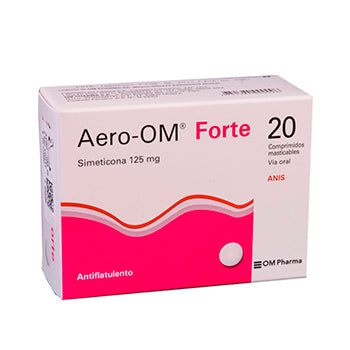 AERO-OM FORTE 125 mg x 20 comprimidos