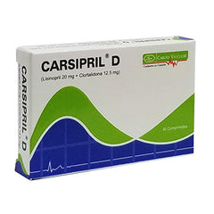 CARSIPRIL D 20 mg x 30 comprimidos
