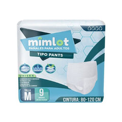 Pañales/Adulto MimLot Pants M x 9 Unidades