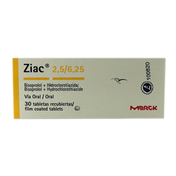 ZIAC 2.5/6.25 mg x30 TABLETAS -52190