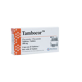 TAMBOCOR 100 mg x 25 tabletas