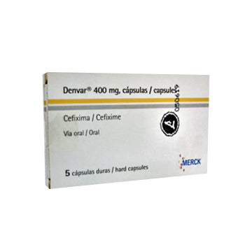 DENVAR 400 mg x 5 CAPSULAS -52070