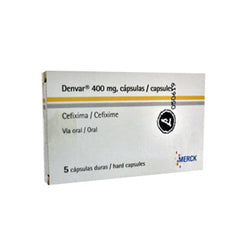 DENVAR 400 mg x 5 CAPSULAS -52070