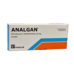 ANALGAN 20 mg x 10 COMPRIMIDOS RECUBIERTOS-020-0011