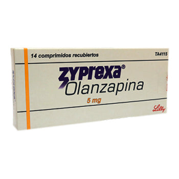 ZYPREXA 5 mg x 14 TABLETAS