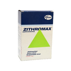 ZITHROMAX 200mg/5mL x 1200 mg
