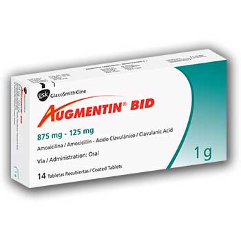 AUGMENTIN BID 1 g x 14 tabletas