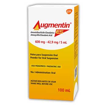 AUGMENTIN POLVO 400/57/5 mg