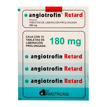ANGIOTROFIN RETARD 180 mg x 10 tabletas