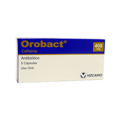 OROBACT 400 mg x 5 CAPSULAS -8019