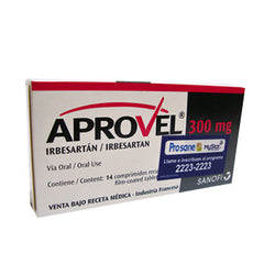 APROVEL 300 mg x 14 COMPRIMIDOS