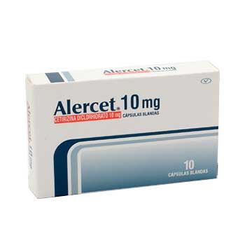 ALERCET 10 mg x 10 capsulas