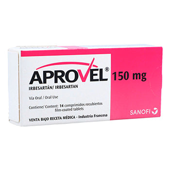 APROVEL 150 mg x 14 tabletas