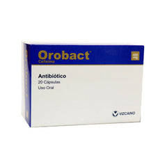 OROBACT 400 mg x 20 CAPSULAS