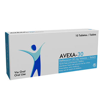 AVEXA 30 mg x 10 tabletas