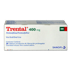 TRENTAL 400 mg x 20 tabletas