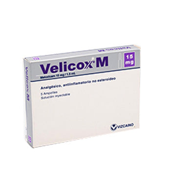 VELICOX M 15 mg x 5 ampollas